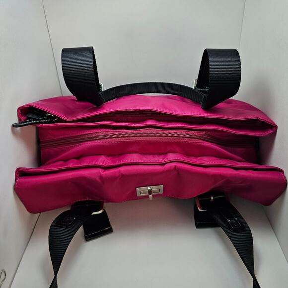 Kenneth Cole Reaction Magenta Pink Nylon Bag - Picture 6 of 16